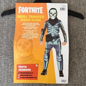 Spirit Skull Trooper Costume with Green Glow